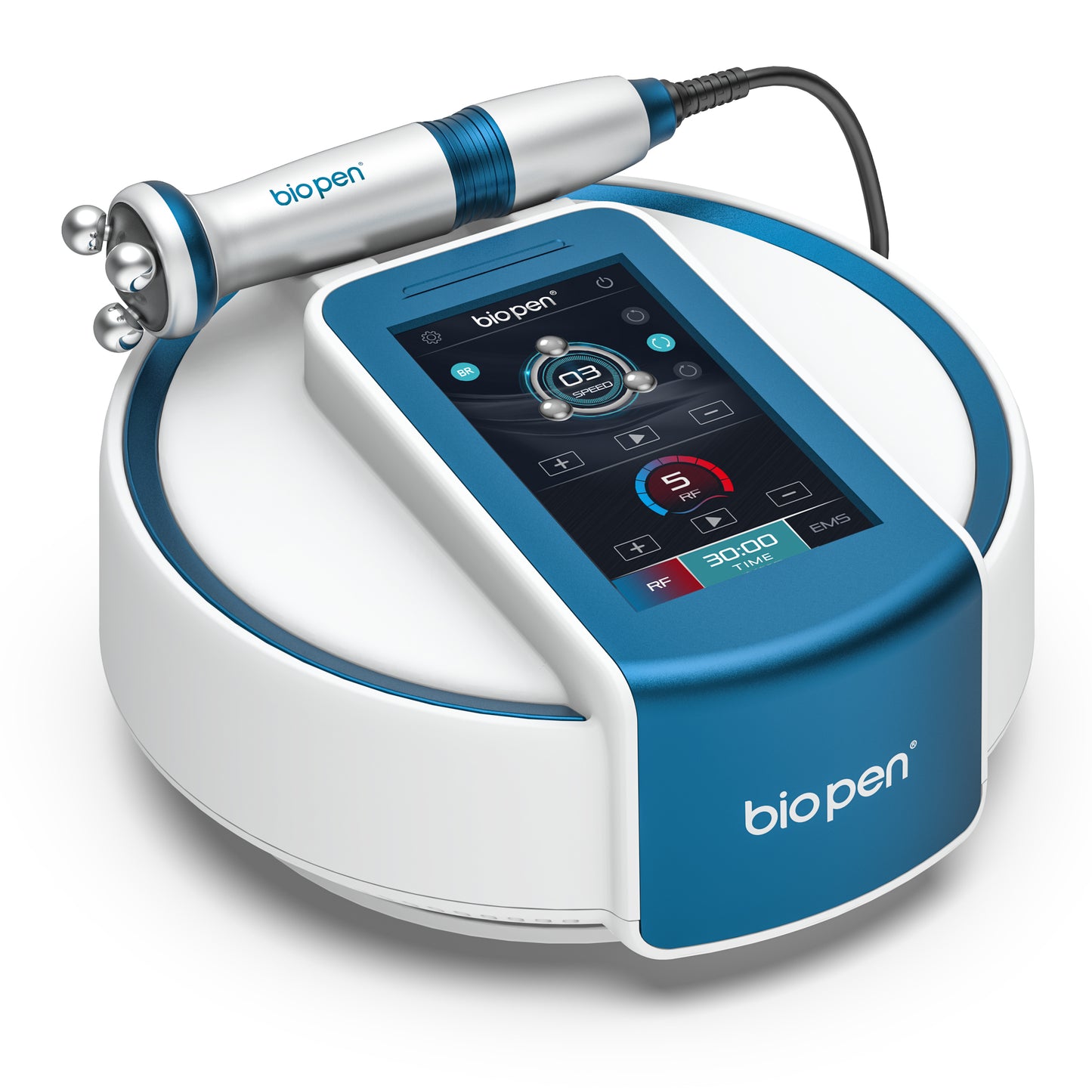 T6 Portable Bio Pen RF Micro Current Therapy Skin Lifting Device Electric Ems Massage 360 Rotating Bio Pen T6