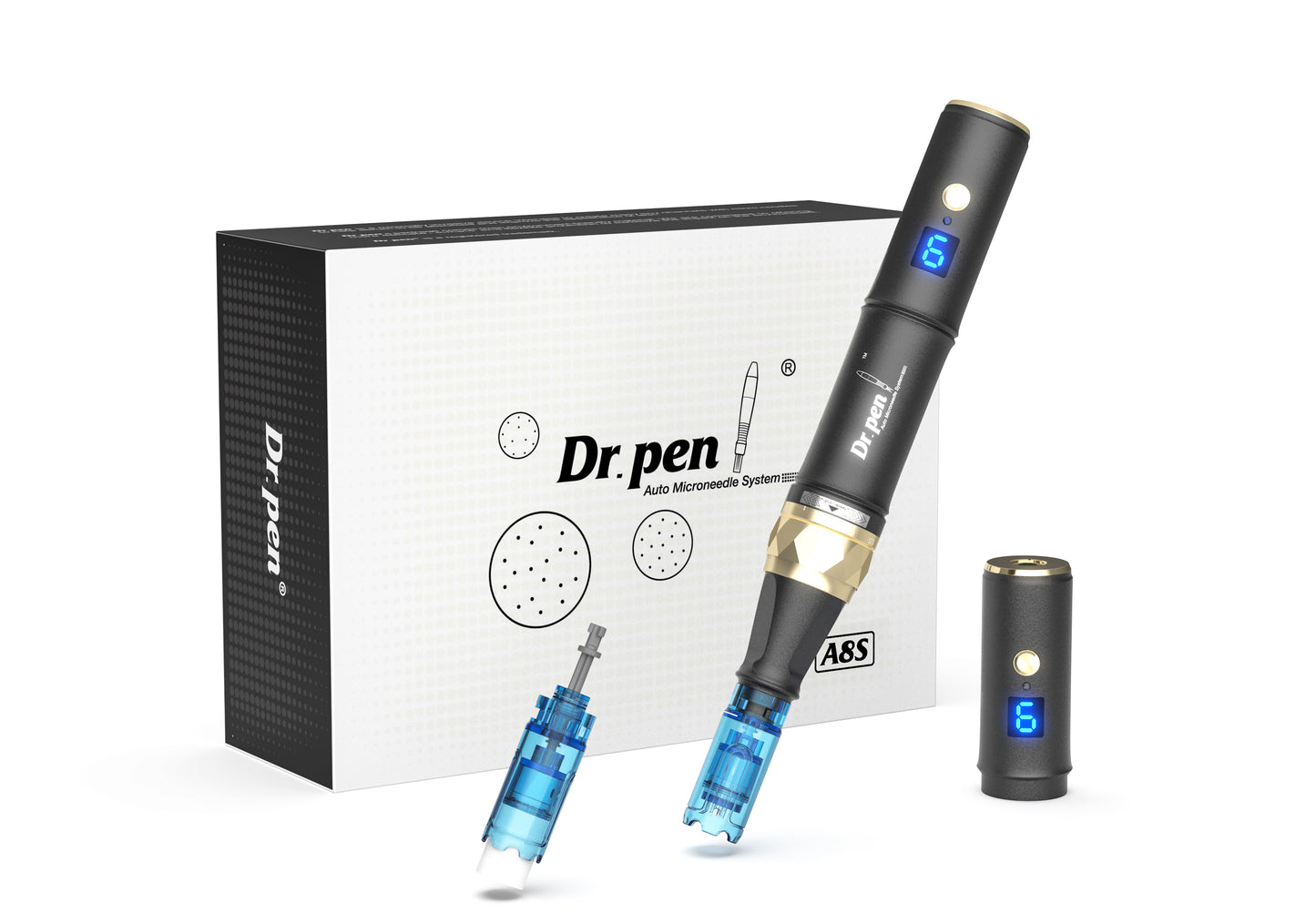 Microneedling Derma Pen Dr Pen Ultima A8S with 18pin cartridges