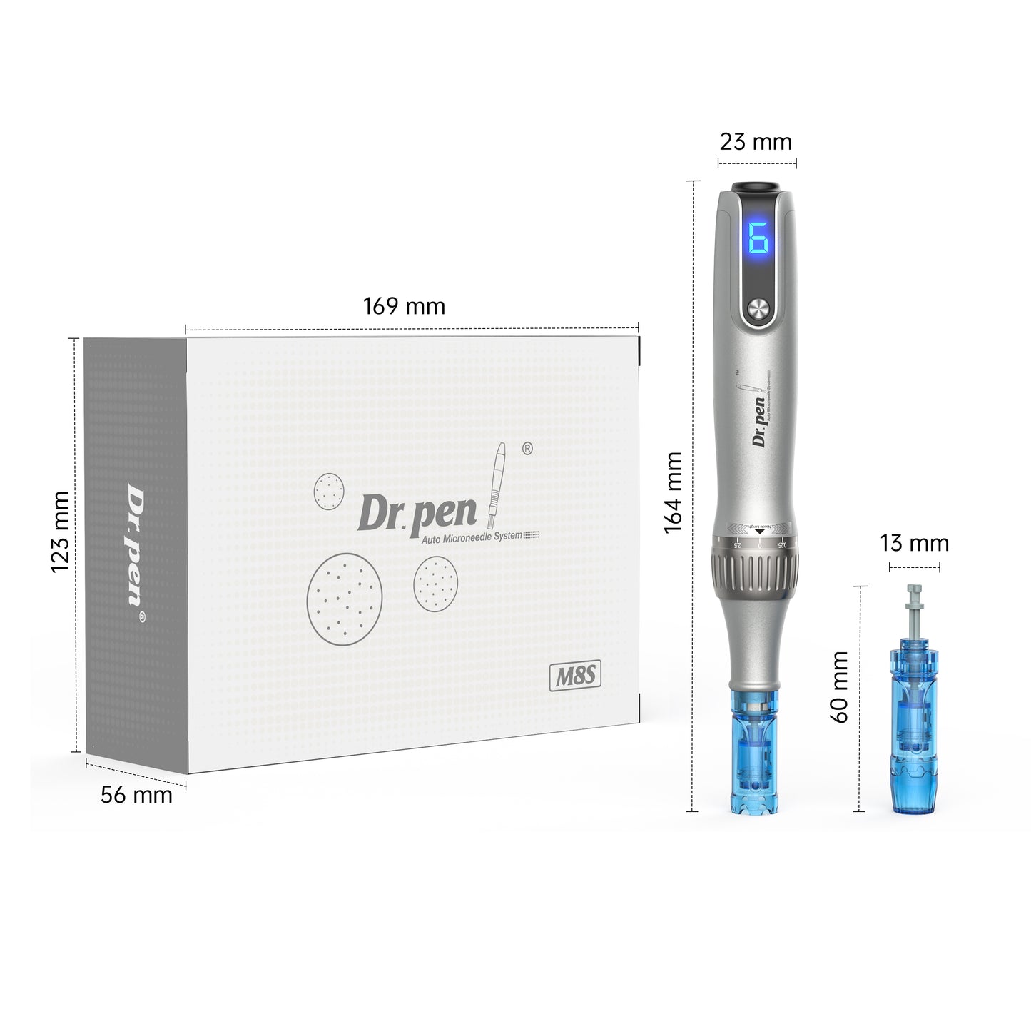 NEW PRODUCT M8S Micro-needling Pen plus 10 PCS cartridges