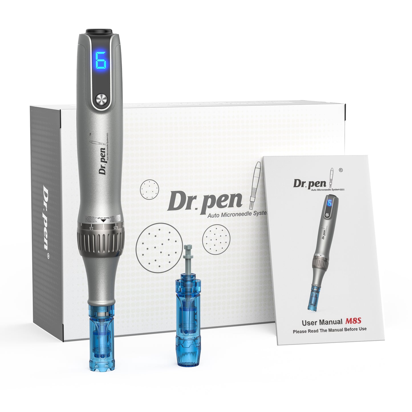 NEW PRODUCT M8S Micro-needling Pen plus 10 PCS cartridges