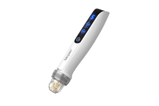 Auto MTS Electroporation Bio Pen with 9/14/25pin cartridges LED light micro-needling bio Pen Q2