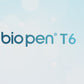 T6 Portable Bio Pen RF Micro Current Therapy Skin Lifting Device Electric Ems Massage 360 Rotating Bio Pen T6