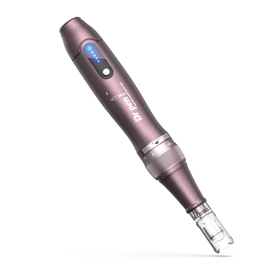 Ultima A10 Professional Micro-needling Pen - Wireless Derma Auto Pen - Best Skin Care Tool Kit for Face and Body - 5 Cartridges (2pcs 16pin + 3pcs 36pin)