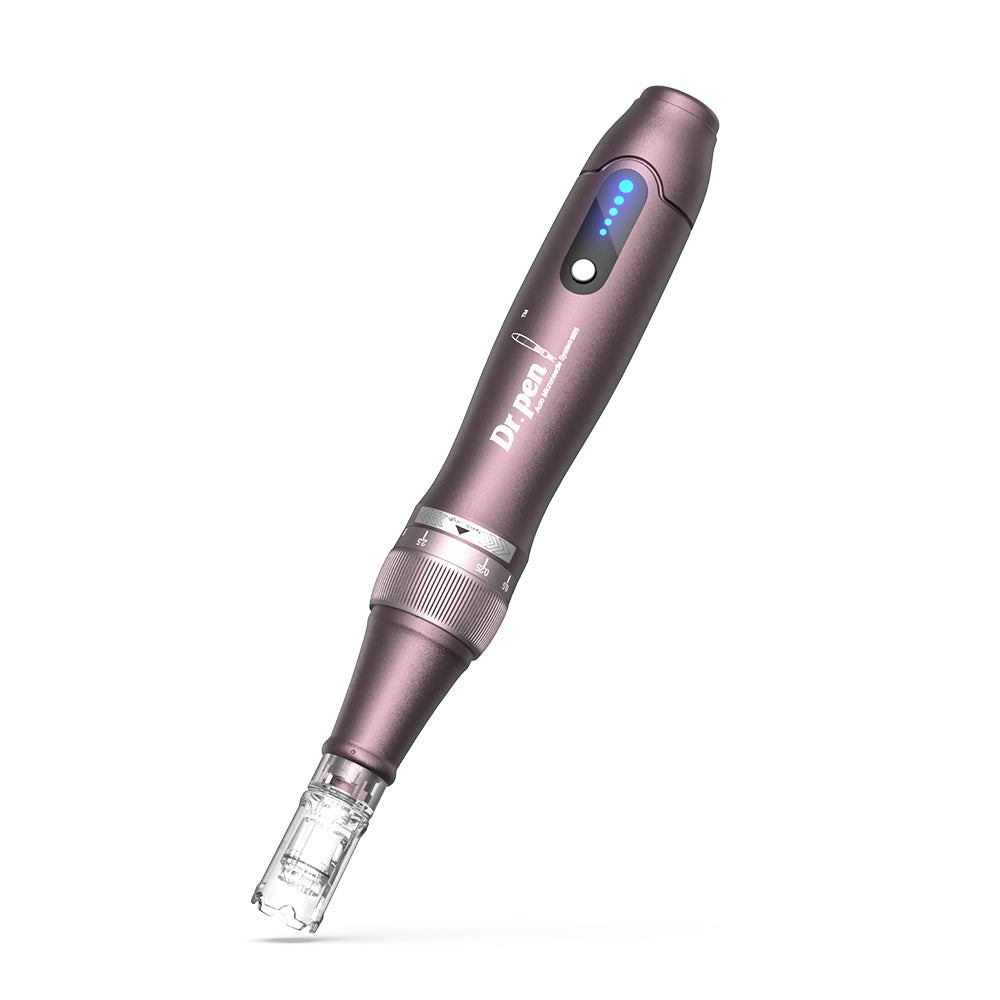 Ultima A10 Professional Micro-needling Pen - Wireless Derma Auto Pen - Best Skin Care Tool Kit for Face and Body - 5 Cartridges (2pcs 16pin + 3pcs 36pin)