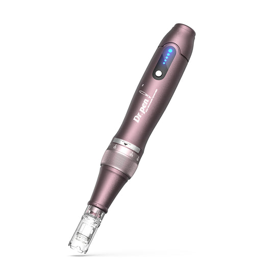 Ultima A10 Professional Micro-needling Pen - Wireless Derma Auto Pen - Best Skin Care Tool Kit for Face and Body - 5 Cartridges (2pcs 16pin + 3pcs 36pin)