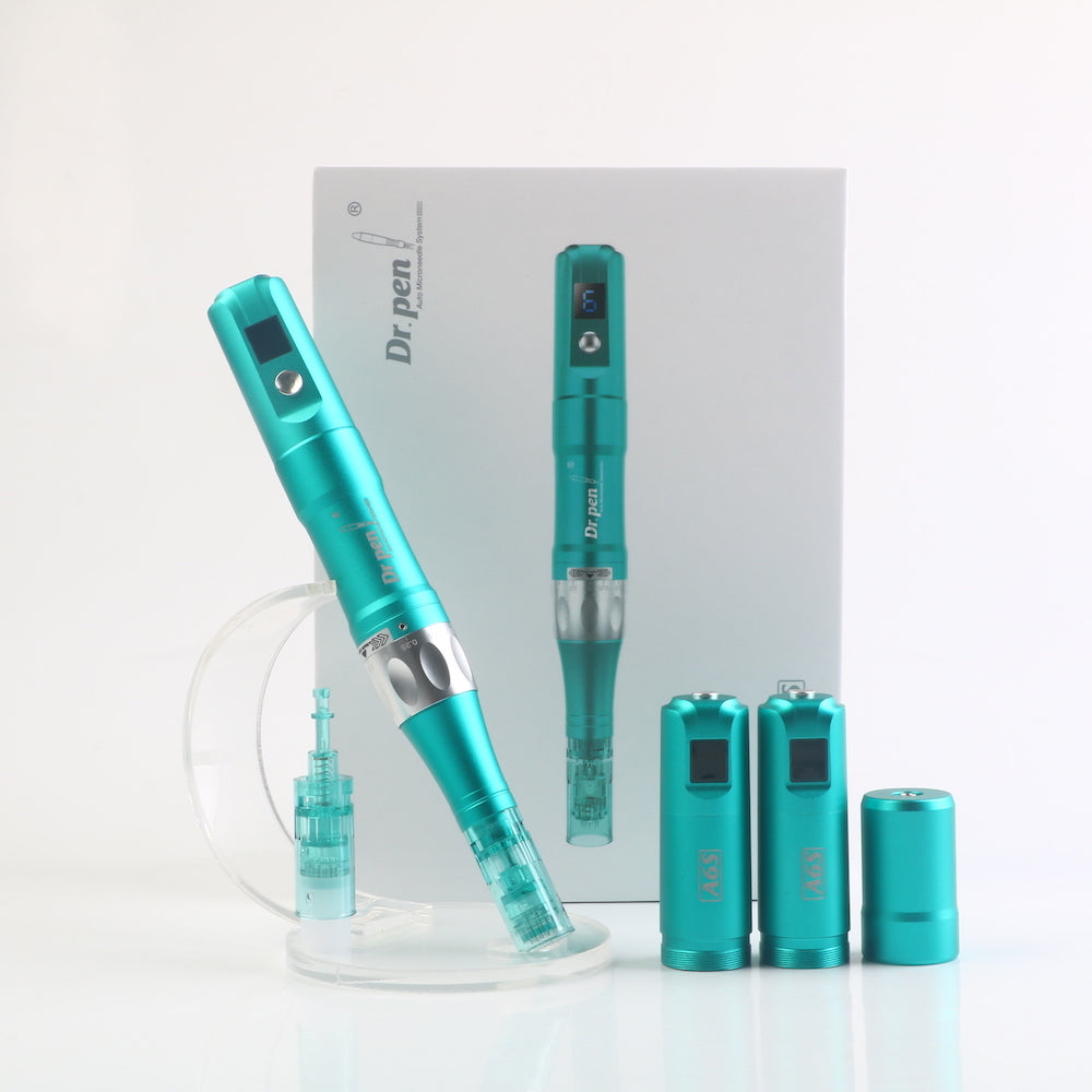 LED A6S Wireless Derma Pen + 10PCS cartridges